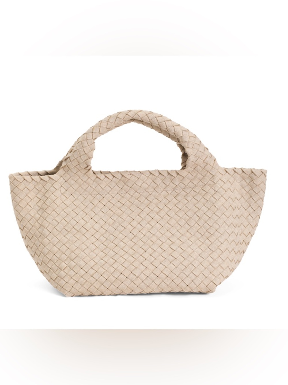 FALOR Cream Woven Tote Bag 

Made In Italy  large Fabric Woven Satchel